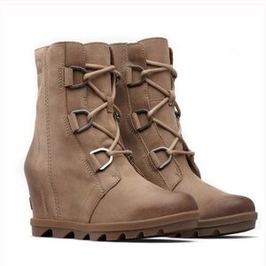 Sorel Ash Brown Joan of Artic Wedge II Boots